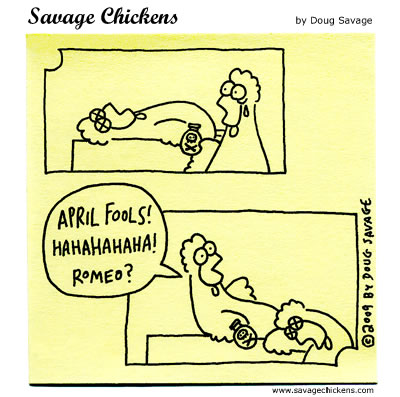 Savage Chickens - Fortune's Fool