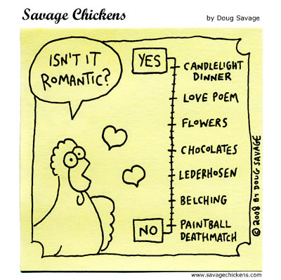 Savage Chickens - Romantic