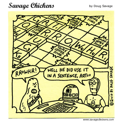 Savage Chickens - Scrabble Wars