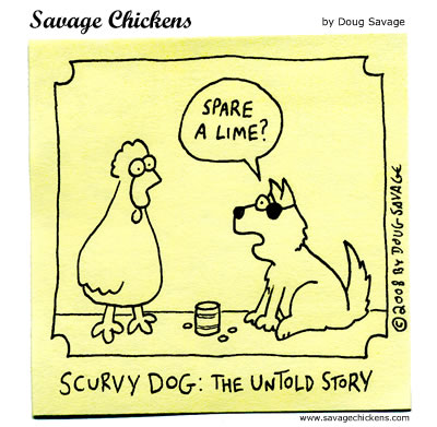 Savage Chickens - Pirate's Best Friend
