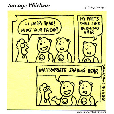 Savage Chickens - Sharing