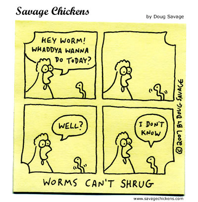Savage Chickens - Body Language