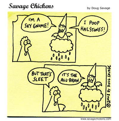 Savage Chickens - Sky Gnome