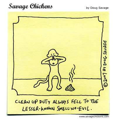 Savage Chickens - Monkey Business