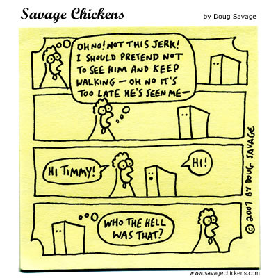 Savage Chickens - The Art of Snubbing