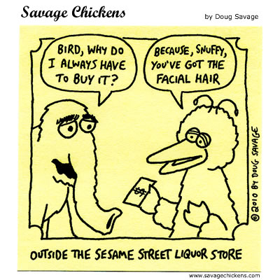 Savage Chickens - U is for Underage