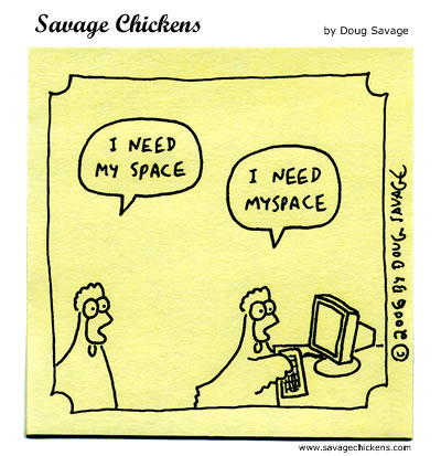 Savage Chickens - Space