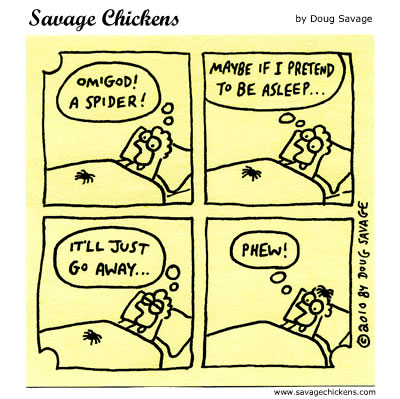 Savage Chickens - The Spider