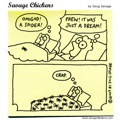 Savage Chickens - Spider!
