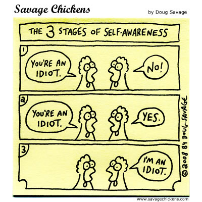 Savage Chickens - Self-Awareness