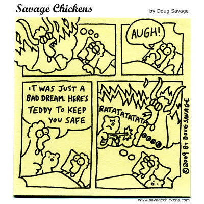 Savage Chickens - Teddy Bear