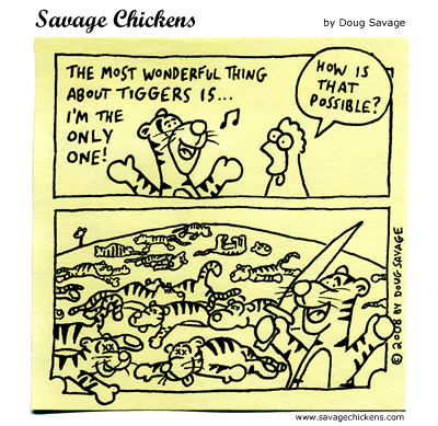 Savage Chickens - Tigger