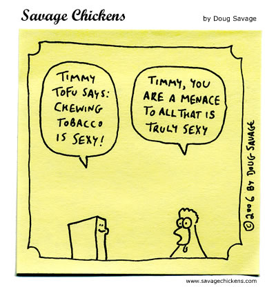 Savage Chickens - Tofu Chew