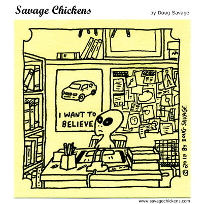 Savage Chickens - The Truth Is Out There