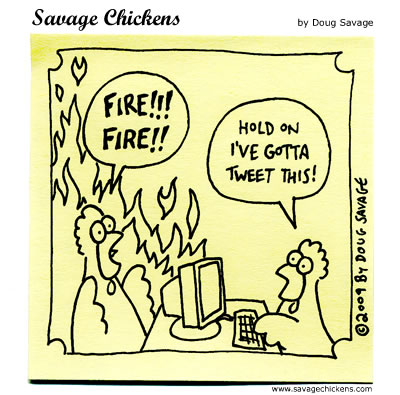 Savage Chickens - Fire!