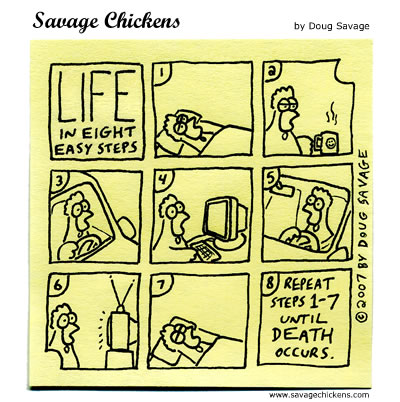 Savage Chickens - Eight Steps