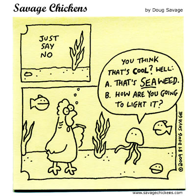 Savage Chickens - Just Say No