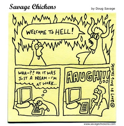Savage Chickens - Welcome to Hell