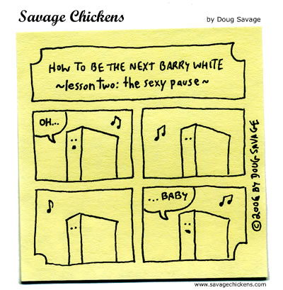Savage Chickens - Barry White 2