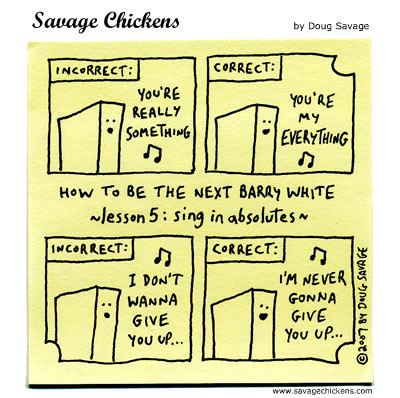 Savage Chickens - Barry White 5
