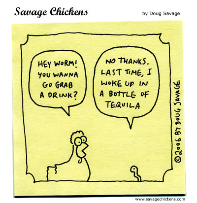 Savage Chickens - Drinking Binge