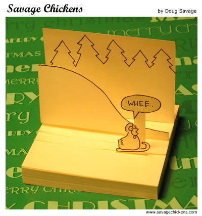 Savage Chickens - Gone Sledding