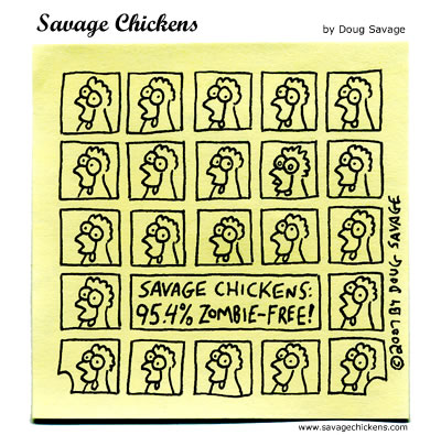 Savage Chickens - Zombie