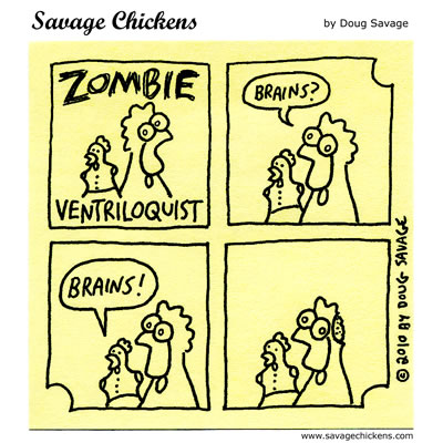 Savage Chickens - Zombie Ventriloquist Revisited