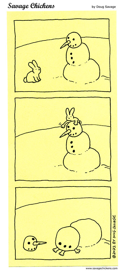 Bunny vs Snowman